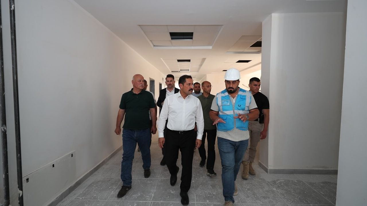 Hatay'da Deprem Sonrası Okul İnşaatları Devam Ediyor