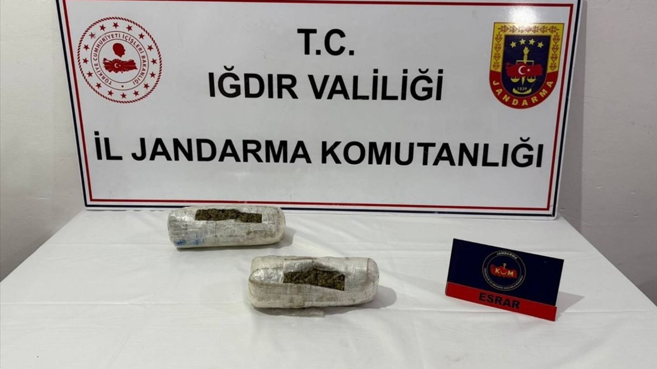 Iğdır'da Uyuşturucu Operasyonu: 1 Gözaltı ve 1350 Gram Esrar