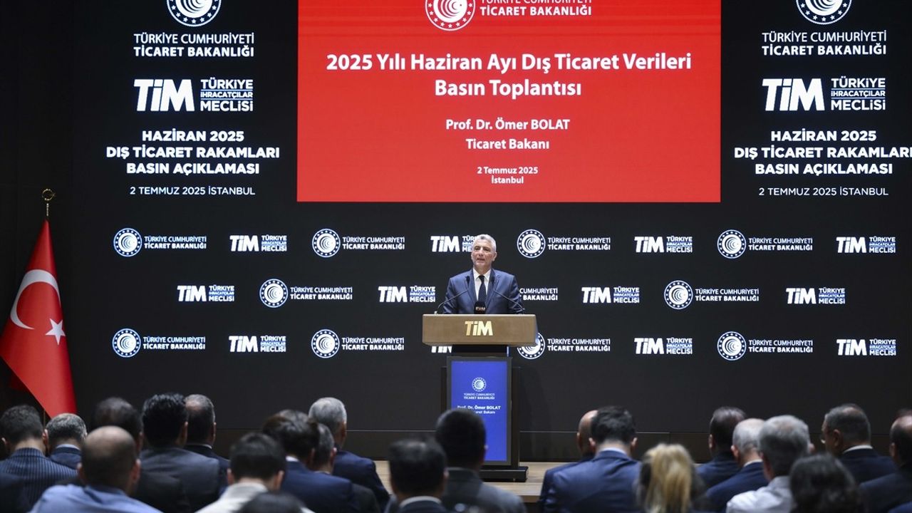 İhracat verileri: Ticaret Bakanı Bolat, haziran ayında yüzde 8 artış açıkladı