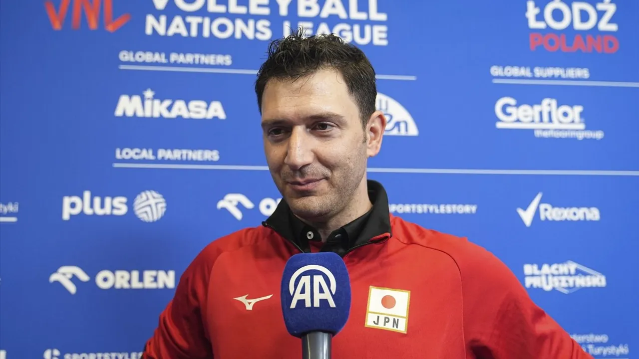 Japonya Kadın Voleybol Takımı Başantrenörü Ferhat Akbaş: 'Kazandığımız için mutluyuz'