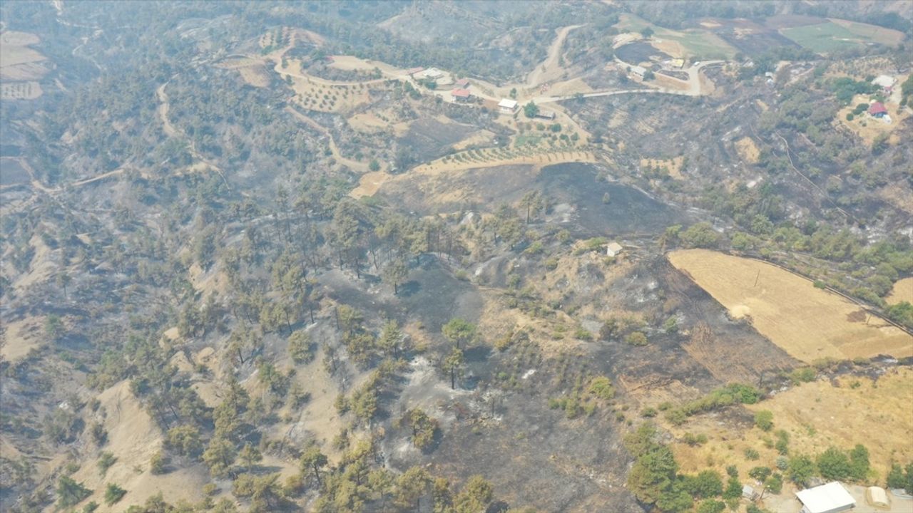 Kahramanmaraş'taki Orman Yangınına Müdahale İkinci Gününde Devam Ediyor