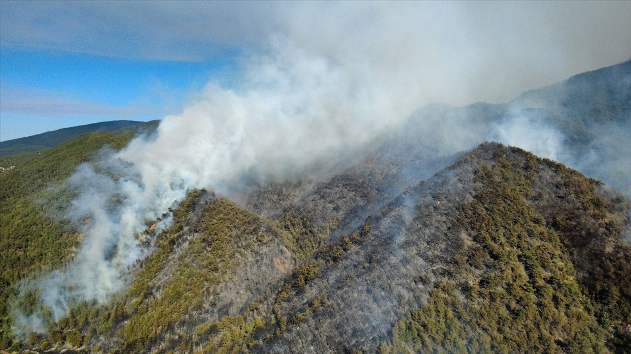 Karabük'te Orman Yangınına Müdahale Devam Ediyor