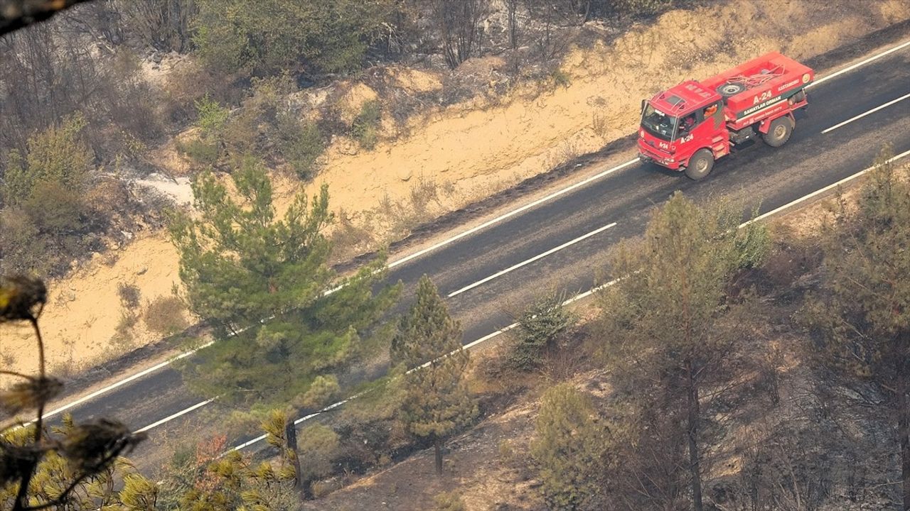 Karabük'te Orman Yangınlarına Üçüncü Gününde Müdahale Devam Ediyor