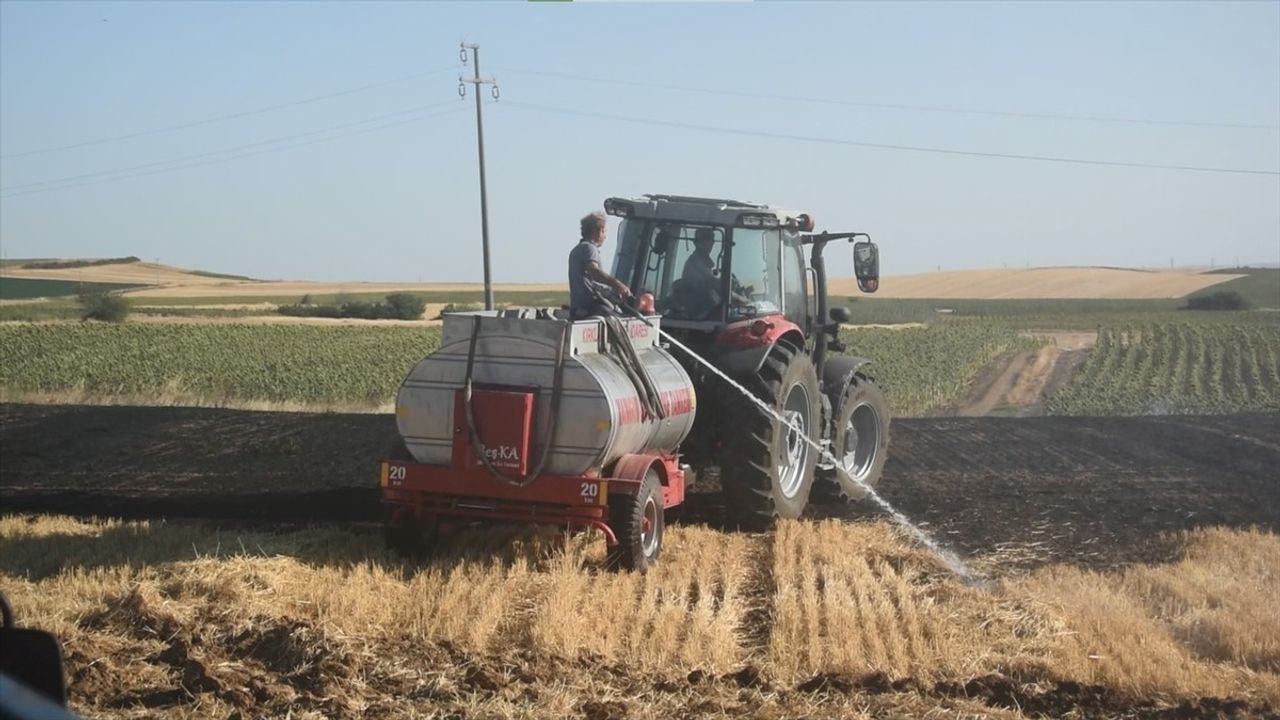 Kırklareli'nde Otluk Alanda Çıkan Yangın 50 Dekar Alanı Mahvetti
