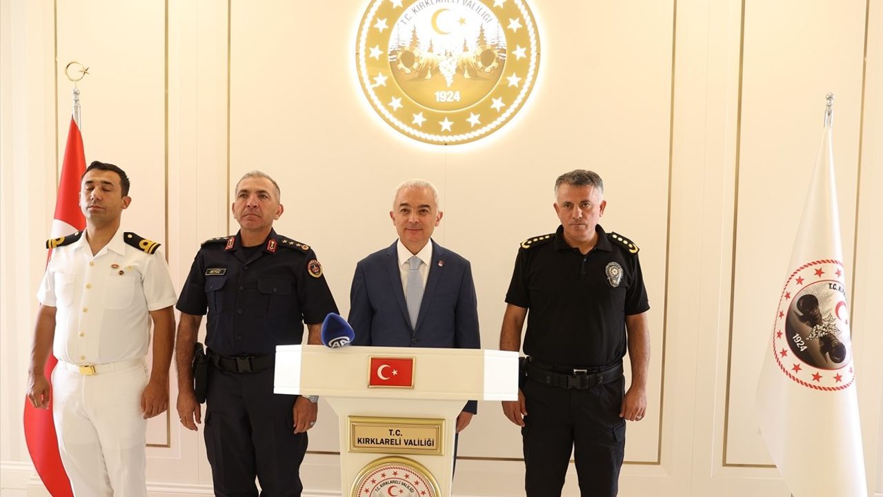 Kırklareli Valisi Uğur Turan'dan Orman ve Anız Yangınlarına Dikkat Uyarısı