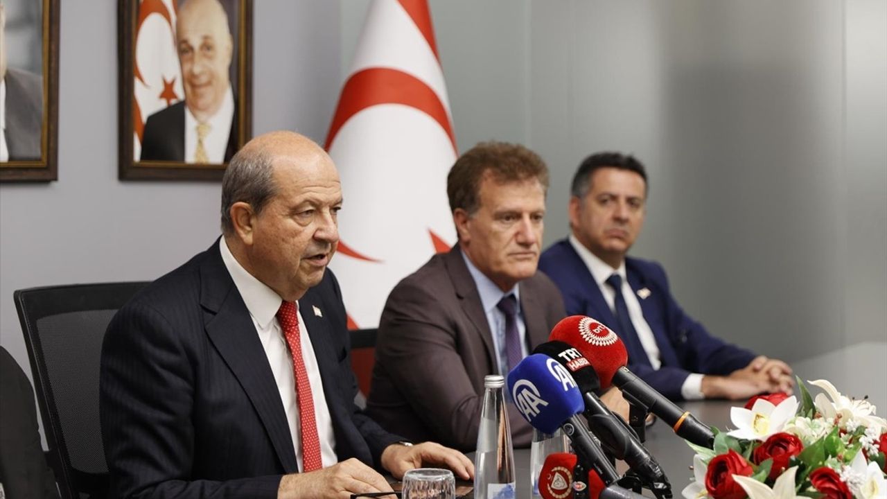 KKTC Cumhurbaşkanı Tatar: "Egemen eşitliğimiz kabul edilmeden müzakere sürecine geçilmeyecek"