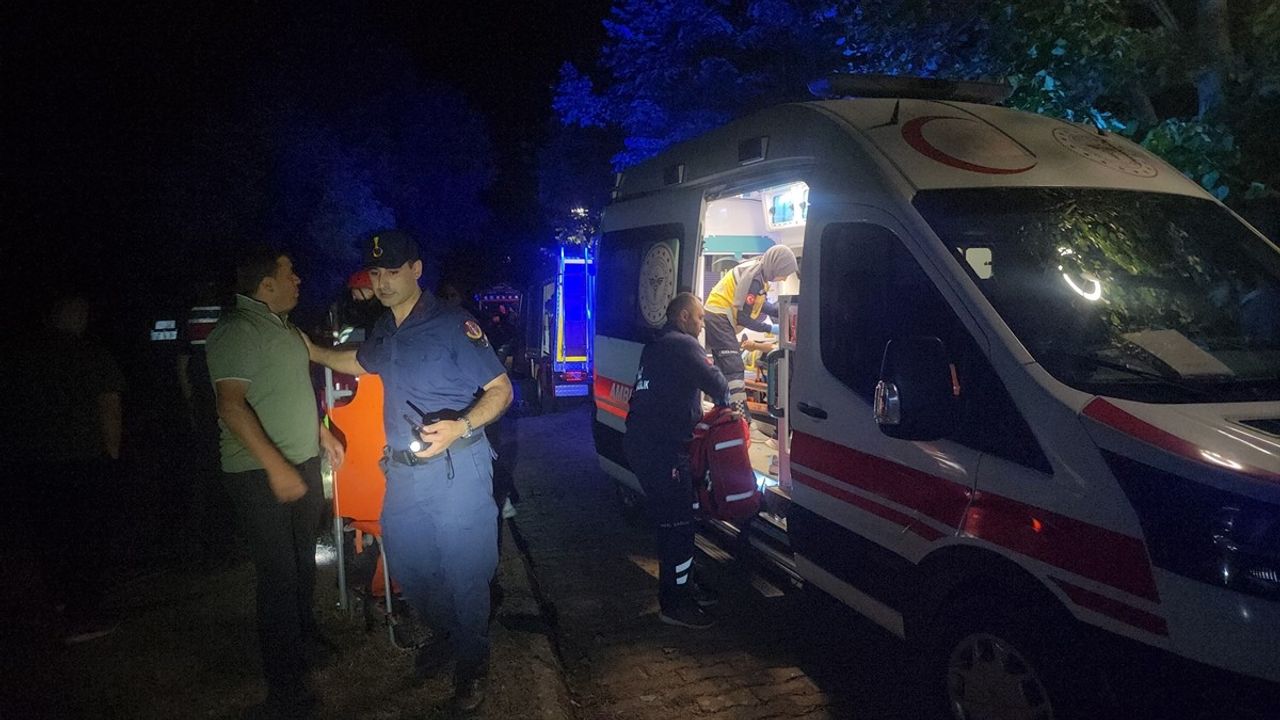 Konya'da Kayalıklarda Mahsur Kalan İki Çocuk Kurtarıldı