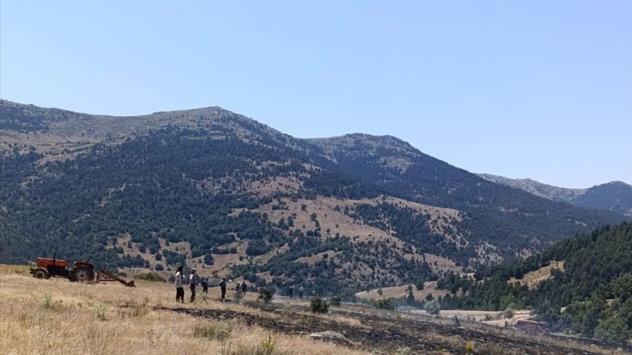 Konya'da Orman Yangınına Hızla Müdahale Ediliyor