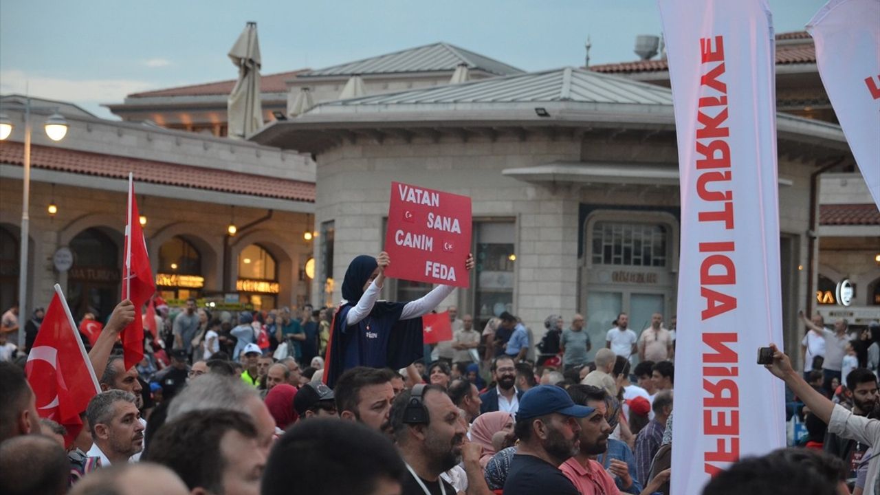 Konya ve Çevresinde 15 Temmuz Demokrasi ve Milli Birlik Günü Etkinlikleri Gerçekleştirildi