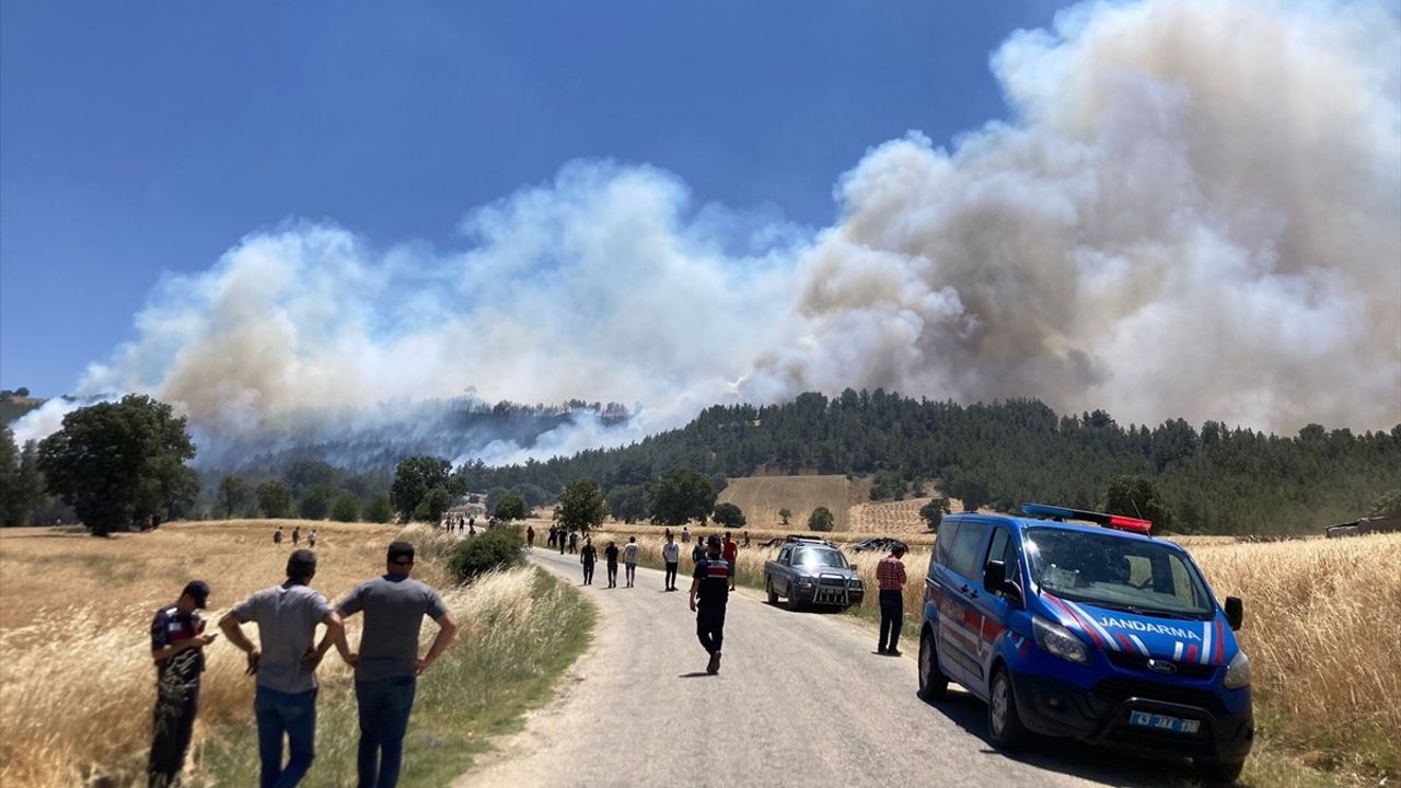 Kütahya'daki Orman Yangını Kontrol Altına Alındı