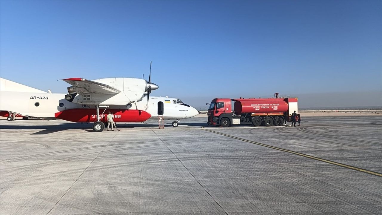 Mardin Büyükşehir Belediyesi, Hatay'daki Orman Yangınına Destek Gönderdi