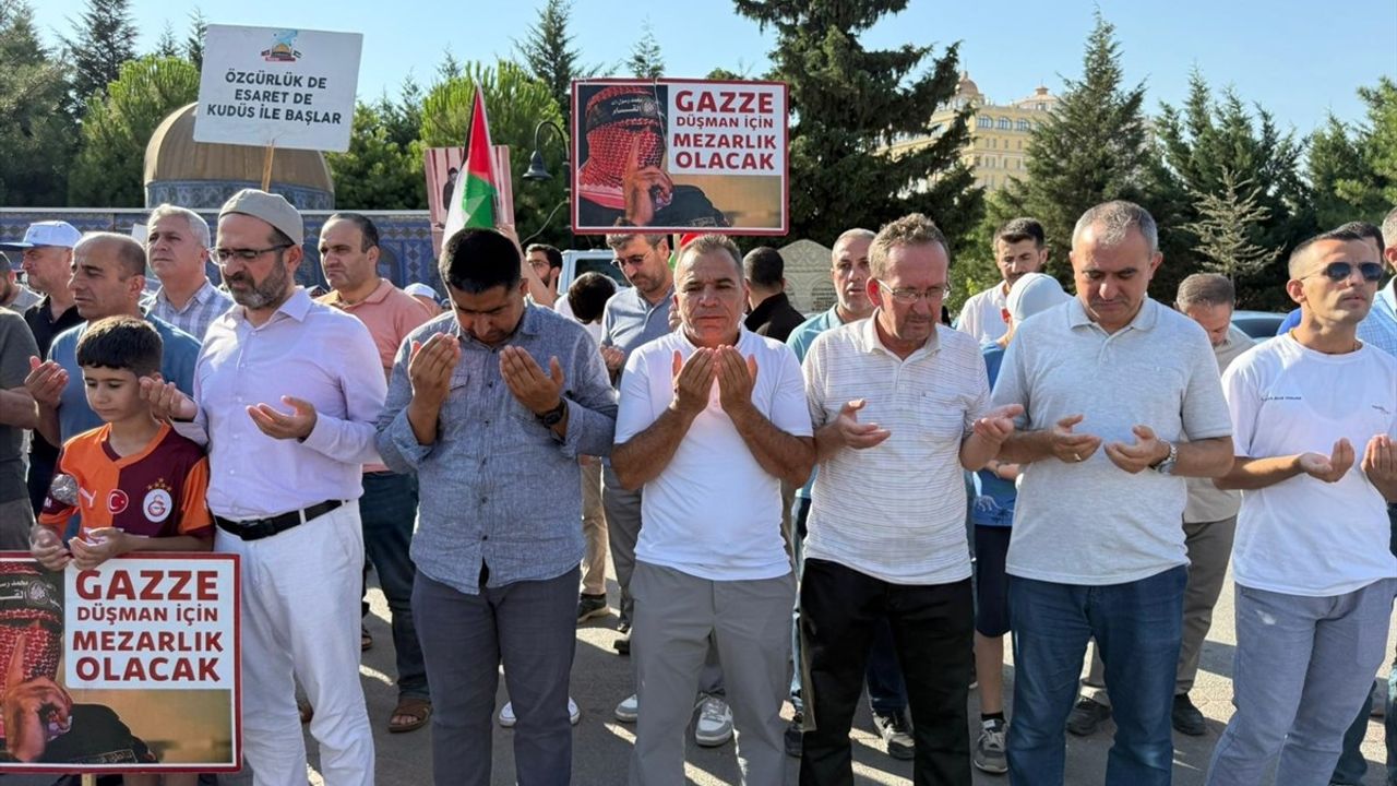 Mardin'de Gazze'ye Yönelik Saldırılar Protesto Edildi
