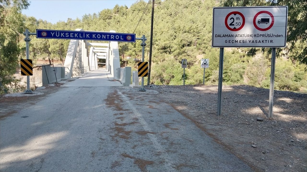 Muğla'daki Tarihi Atatürk Köprüsü Restore Edildi