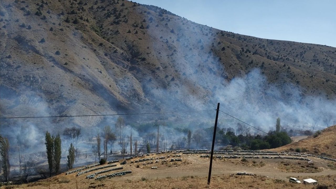 Niğde'nin Bor İlçesinde Ağaçlık Alanda Yangın Kontrol Altına Alındı