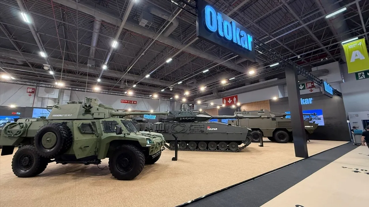 Otokar, IDEF 2025 Fuarı'na 10 Aracıyla Katıldı
