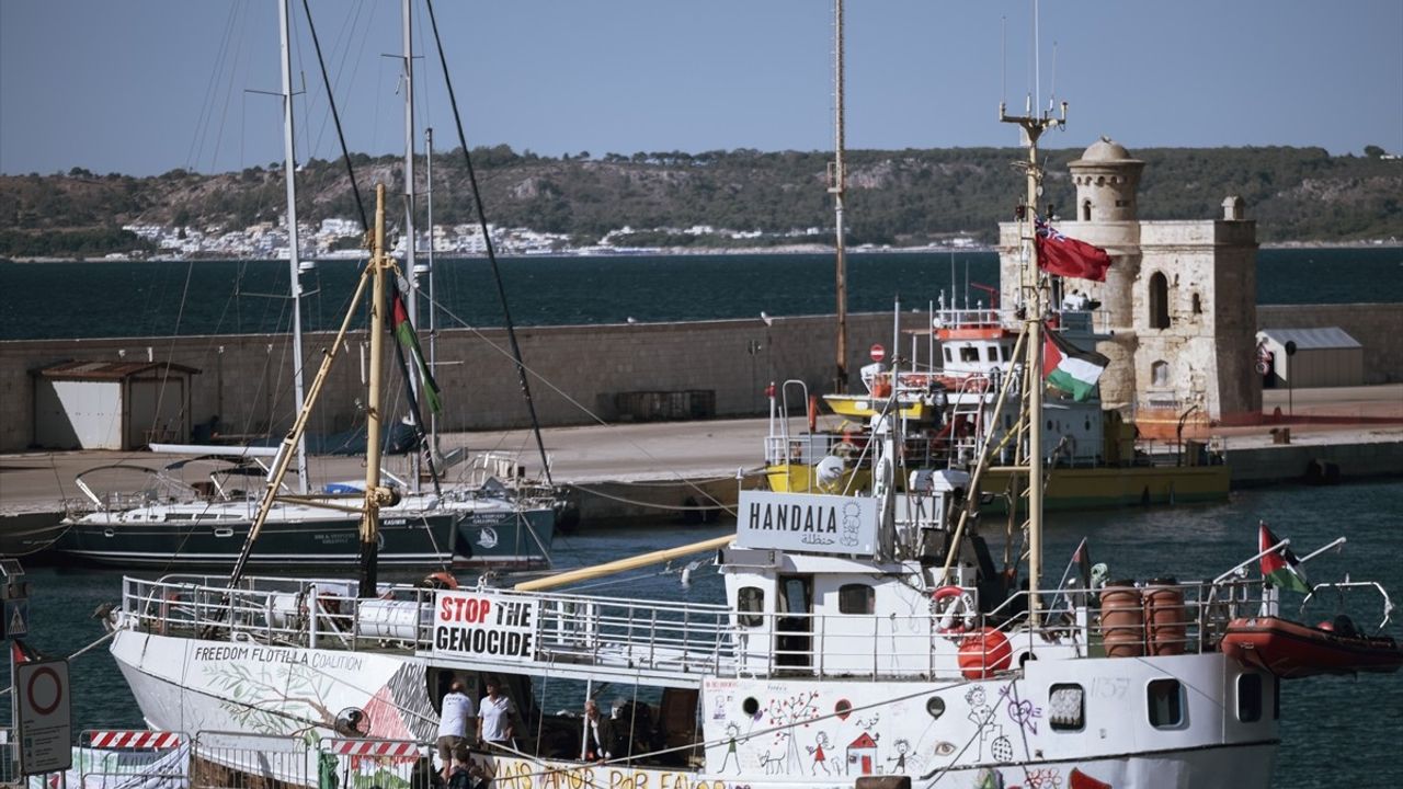 Özgürlük Filosu'nun Handala Gemisi, Gazze'ye Yol Çıkmaya Hazırlanıyor