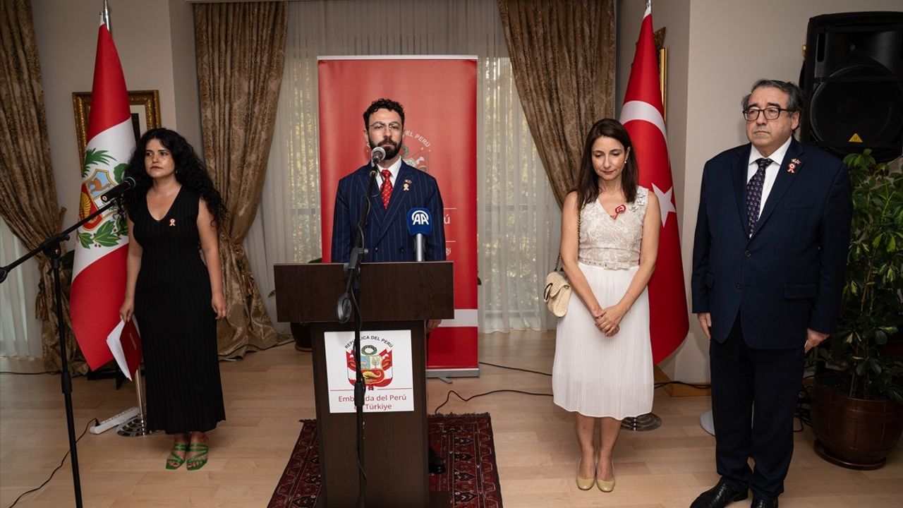 Peru'nun Bağımsızlık Günü İçin Ankara'da Resepsiyon Düzenlendi