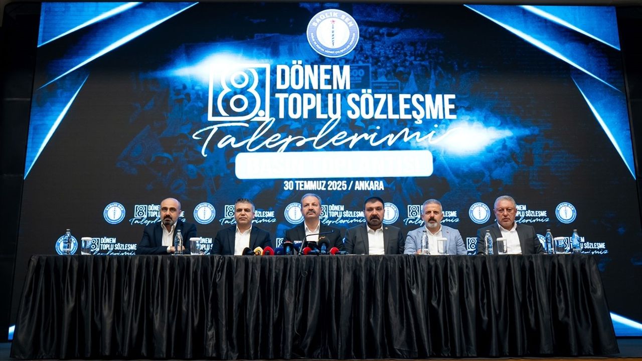 Sağlık-Sen Genel Başkanı Doğan, 8. Dönem Toplu Sözleşme Taleplerini Açıkladı