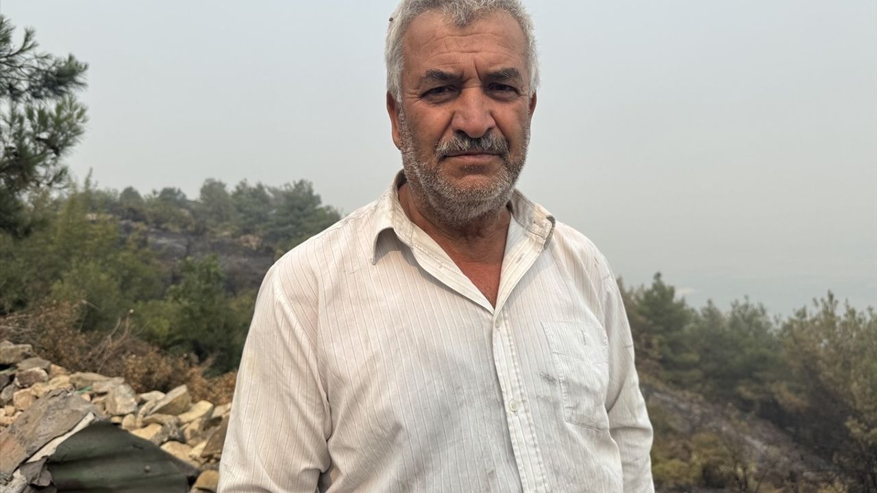 Sakarya'da Evleri Orman Yangınının Arasında Kalan Çiftin Yaşadıkları