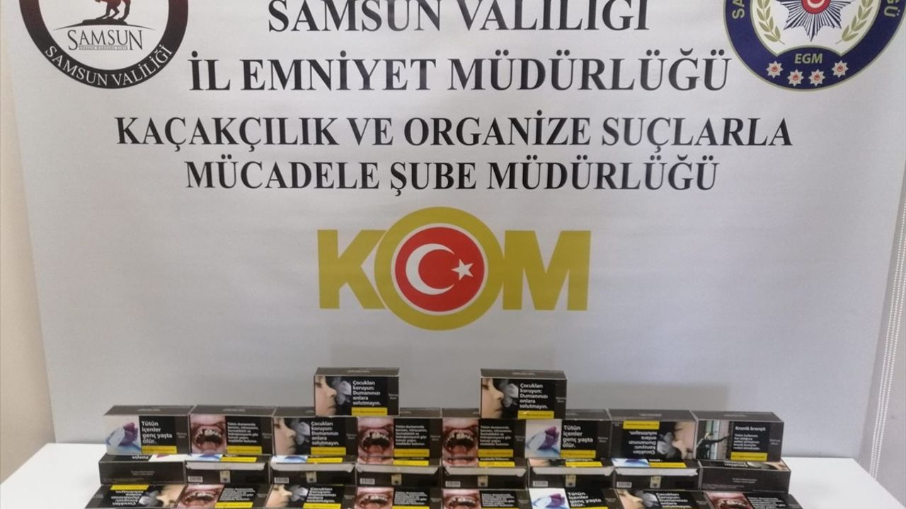 Samsun'da Kaçakçılık Operasyonu: İki Şüpheli Yakalandı