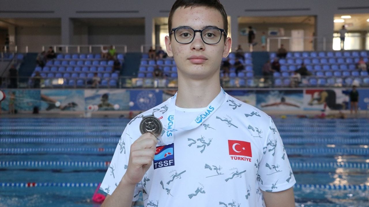 Serbest Dalışta Dünya İkincisi Timur Alp Kuru'nun Altın Madalya Hedefi