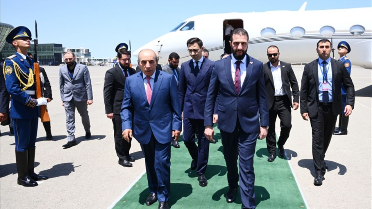 Suriye Cumhurbaşkanı Ahmed Şara, Azerbaycan Çalışma Ziyaretinde