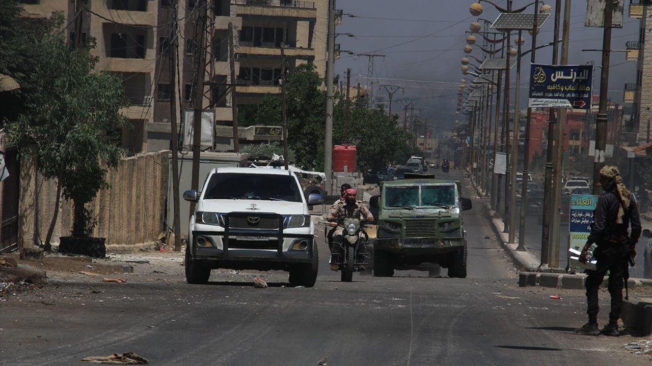Süveyda'da Çatışmaların Ardından Suriye Güvenlik Güçleri Şehir Merkezine Girdi