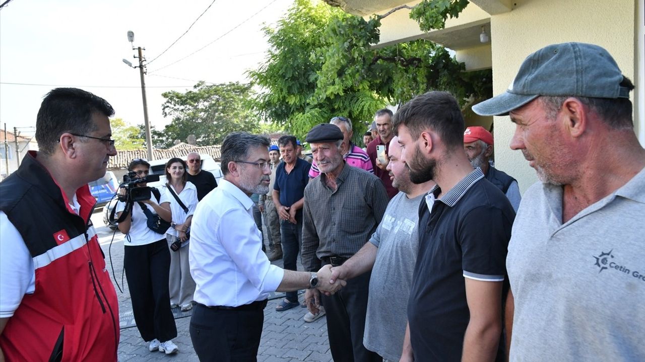 Tarım ve Orman Bakanı İbrahim Yumaklı, Kocaali ve Kızılcaterzi Köylerinde Orman Yangını İncelemeleri Gerçekleştirdi