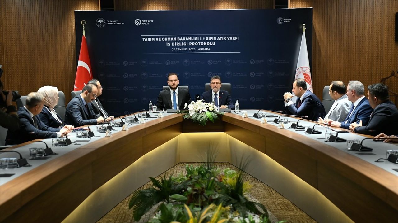 Tarım ve Orman Bakanlığı ve Sıfır Atık Vakfı Arasında İşbirliği Protokolü İmzalandı