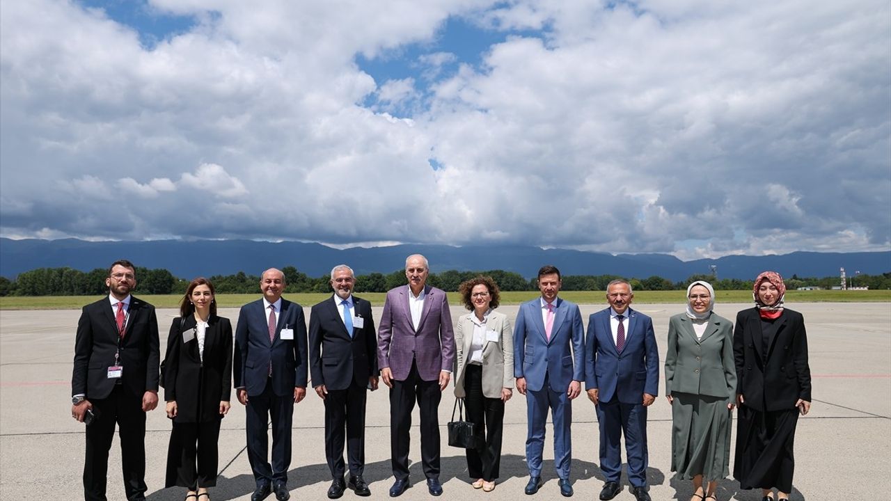 TBMM Başkanı Numan Kurtulmuş, Cenevre'de Dünya Parlamento Başkanları Konferansı'na Katıldı