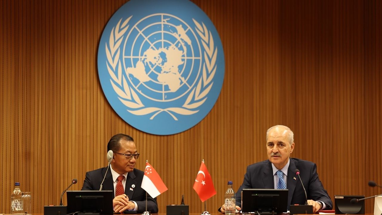 TBMM Başkanı Numan Kurtulmuş, Singapur Parlamentosu Başkanı Seah Kian Peng ile Görüştü