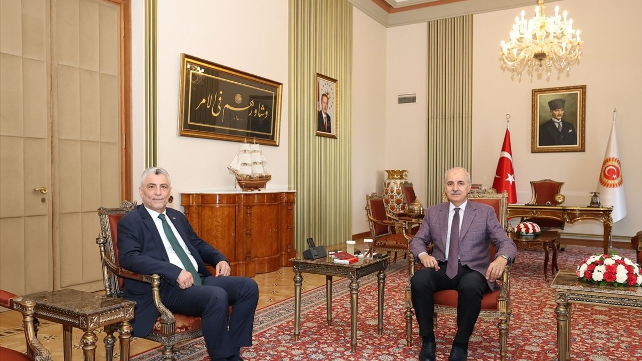 TBMM Başkanı Numan Kurtulmuş, Ticaret Bakanı Ömer Bolat ile Görüştü