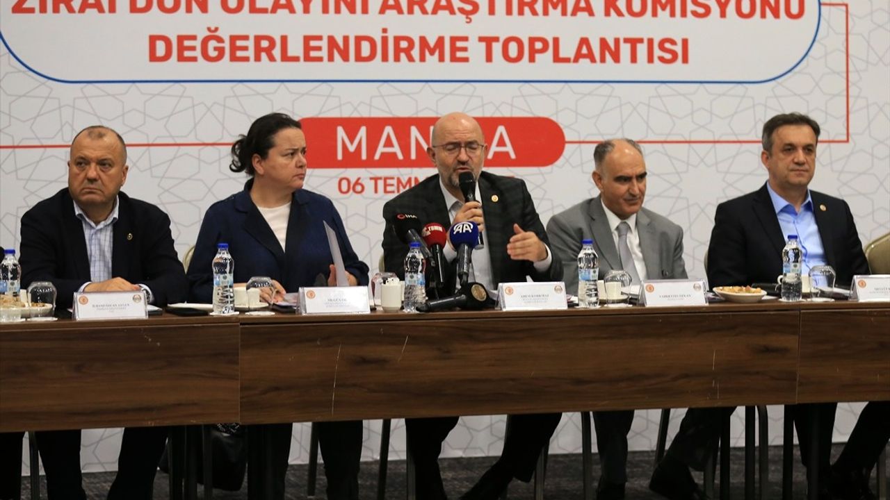 TBMM Zirai Don Olayını Araştırma Komisyonu Manisa'da İncelemelerde Bulundu