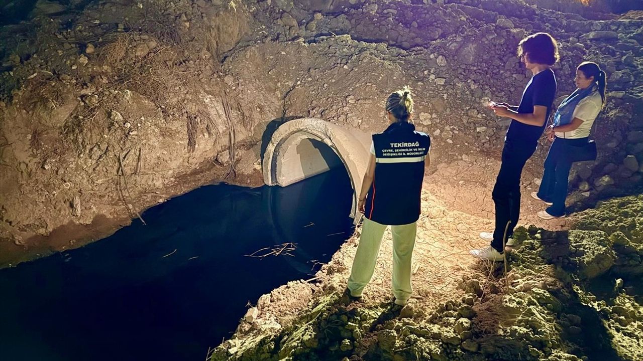 Tekirdağ'da Kötü Kokunun Nedeni Araştırılıyor