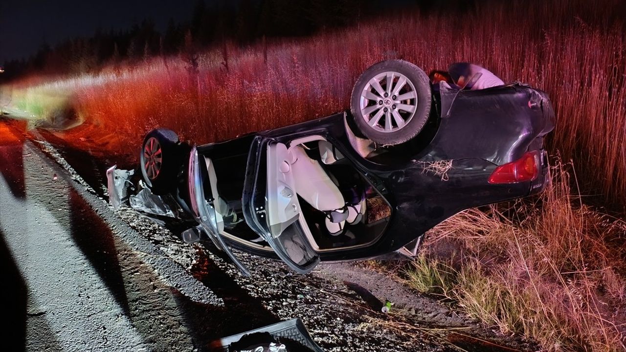 Tekirdağ'da Otomobil Devrildi: 3 Yaralı