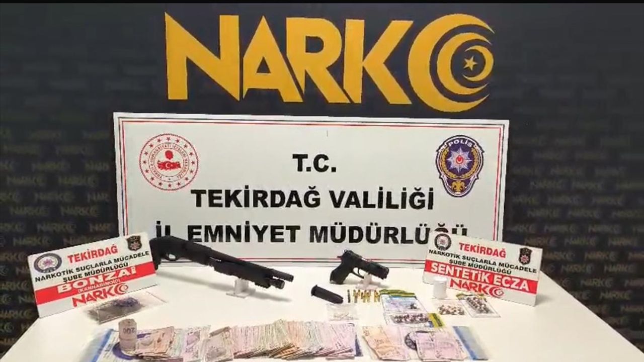 Tekirdağ'da Uyuşturucu Operasyonunda 10 Şüpheli Tutuklandı