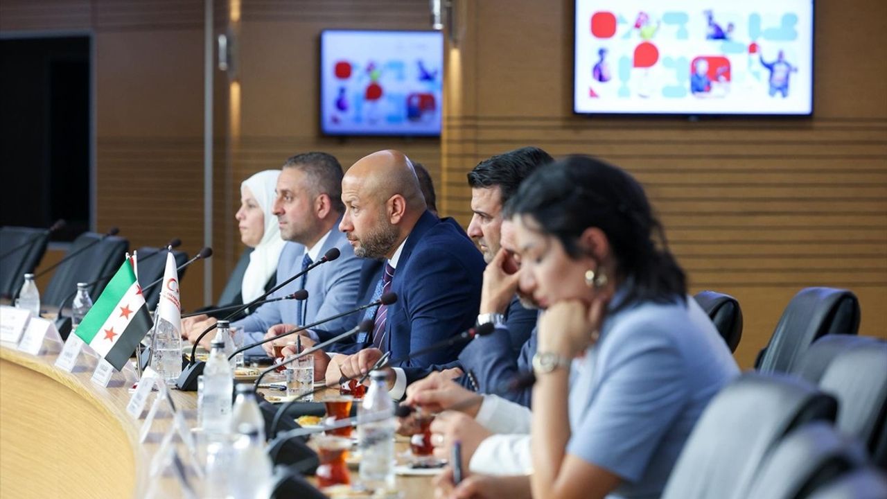 TİKA ve Suriye Acil Durum Bakanlığı Heyetleri Ankara'da Bir Araya Geldi