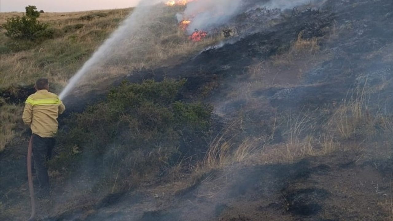 Tokat'ta Anız Yangını: 50 Dönümlük Alan Zarar Gördü