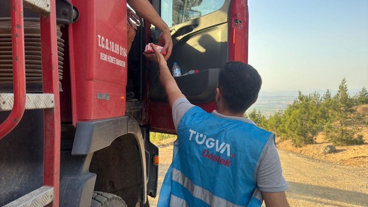 TÜGVA Destek Platformu, Ege Bölgesindeki Yangınlara Yardım Eli Uzatıyor