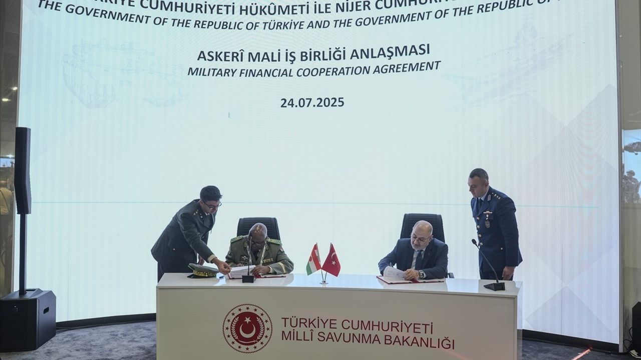 Türkiye ile Nijer Arasında 'Askeri Mali İşbirliği Anlaşması' İmzalandı