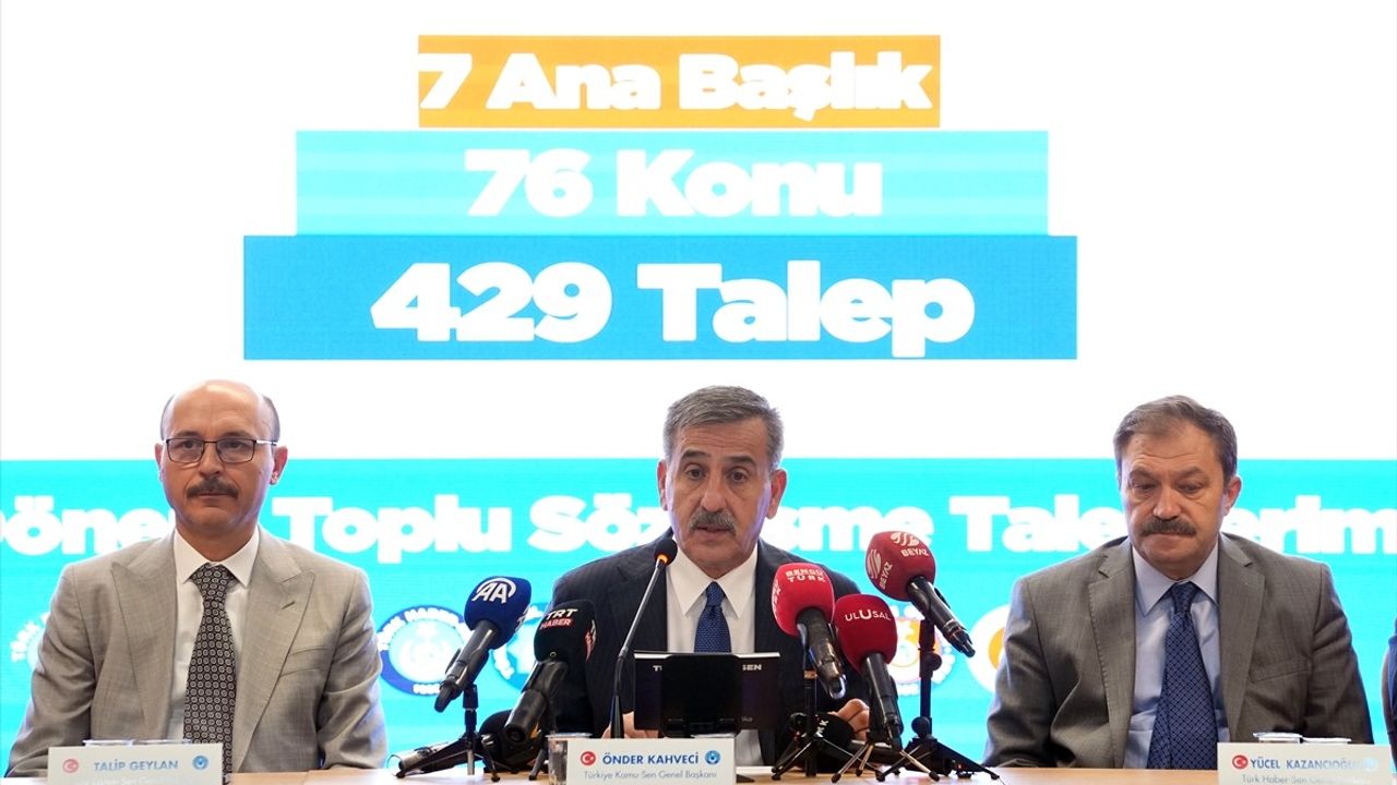 Türkiye Kamu-Sen, 8. Dönem Toplu Sözleşme Taleplerini Açıkladı