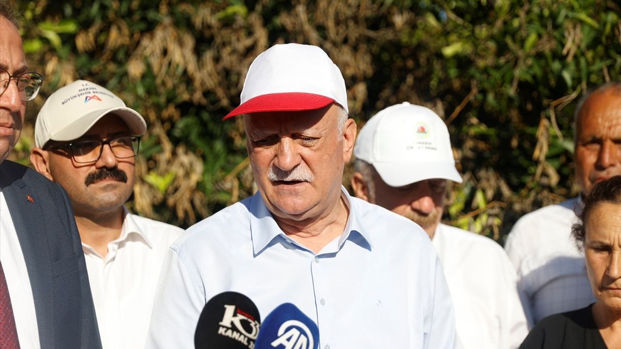 TZOB Genel Başkanı Şemsi Bayraktar, Adana ve Mersin'deki Tarım Alanlarını İnceledi