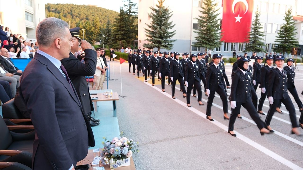 Yozgat'ta 297 Kadın Polis Adayı Mezuniyet Töreni Düzenlendi