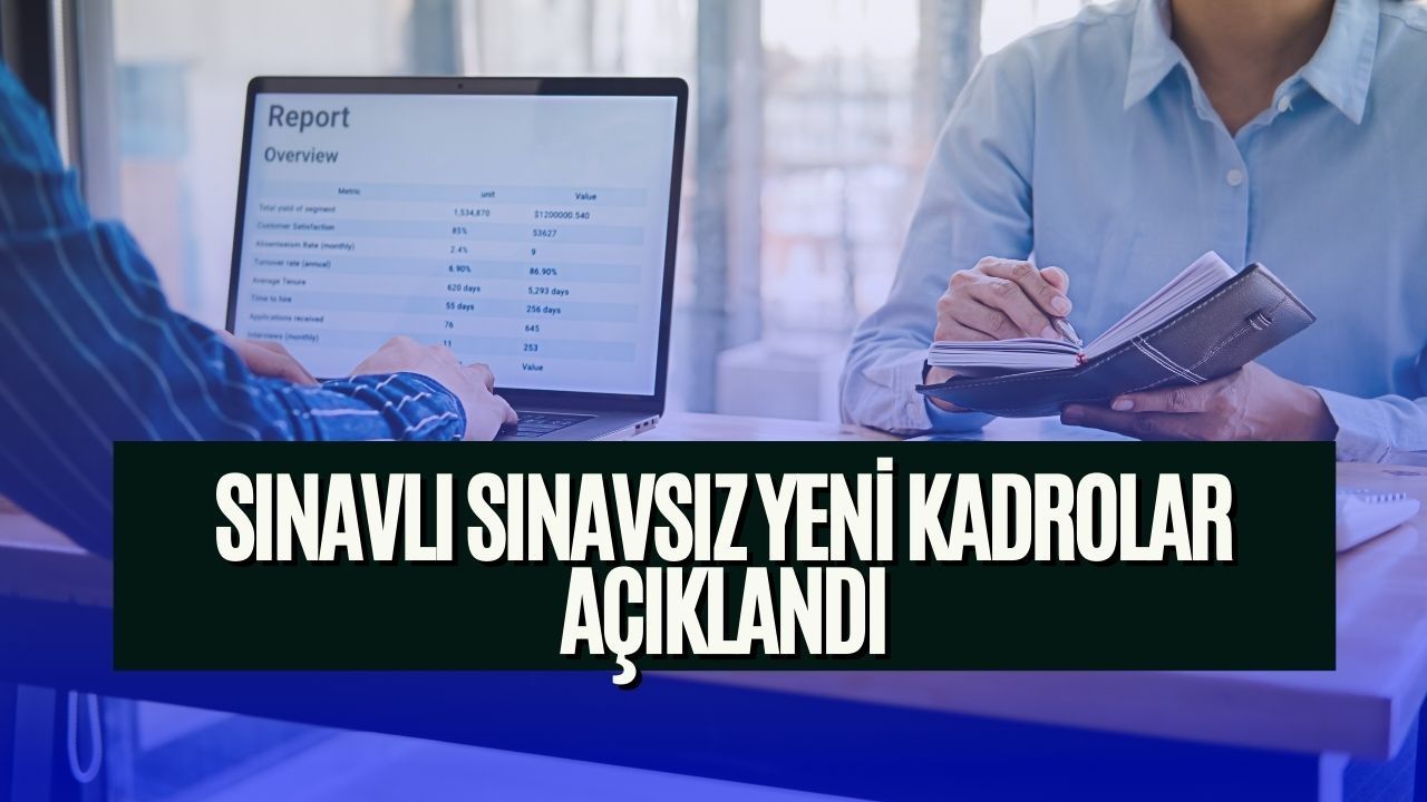 1 Eylül 2025'e dikkat! Bakanlık, TÜİK ve üniversite sınavlı sınavsız yeni kadroları duyurdu, işte başvuru şartları