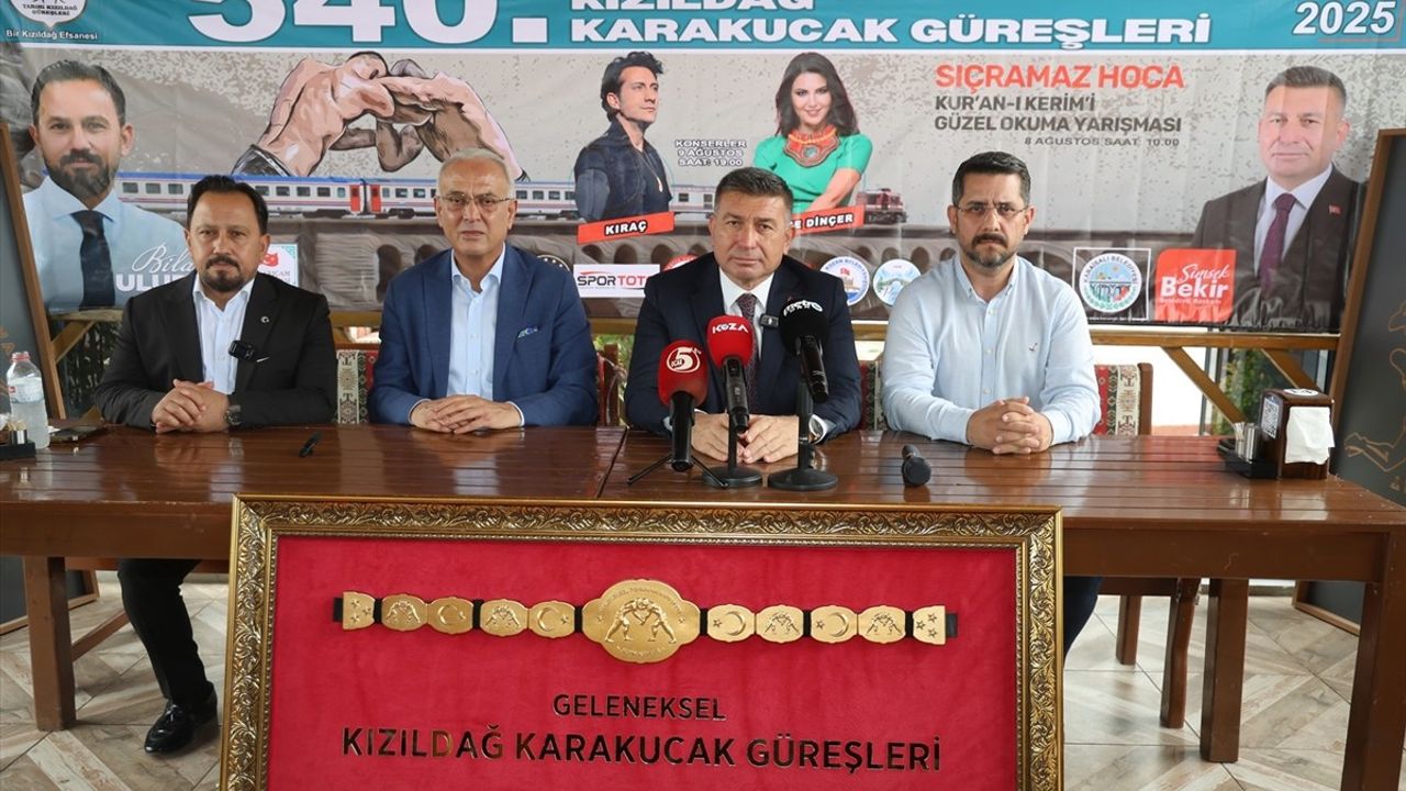 540. Geleneksel Kızıldağ Karakucak Güreşleri 8-10 Ağustos'ta Adana'da