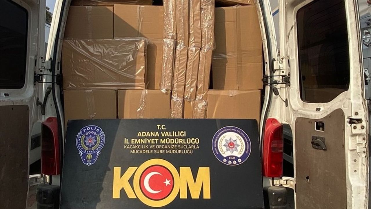 Adana'da 4 Milyon 840 Bin Doldurulmuş Makaron Ele Ge geçti