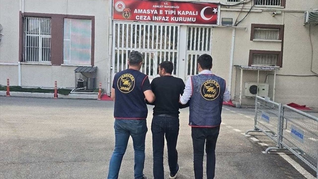 Amasya'da 24 Yıl Hapis Cezası Olan Firari Hükümlü Yakalandı