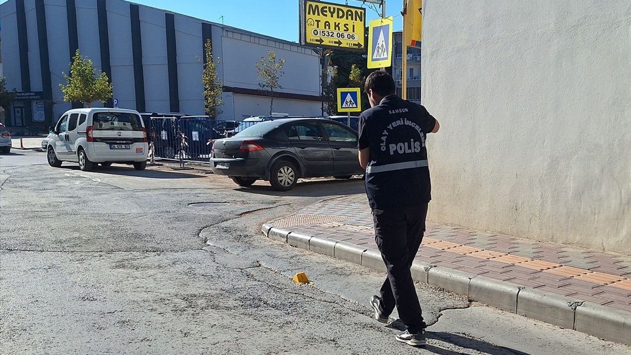 Bafra'da çıkan kavgada 1 kişi silahla yaralandı