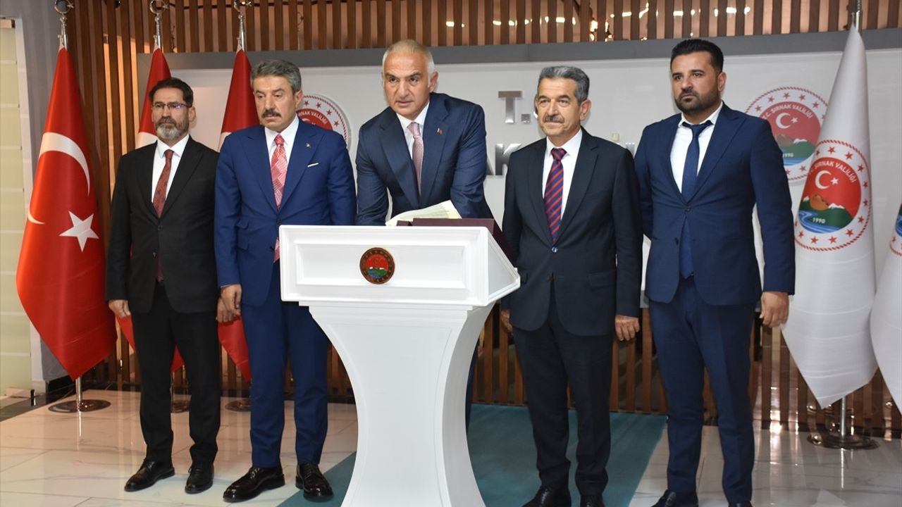 Bakan Ersoy Şırnak'ta: Turizm ve kültürle bölgesel kalkınma hedefi