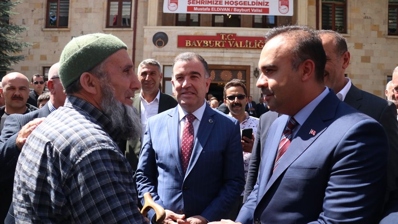 Bakan Kacır Bayburt'ta: 134 milyon TL'lik projelerle yerel kalkınma ve milli teknoloji vurgusu